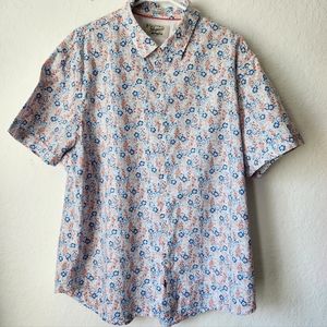 An Original Penguin Heritage Slim Fit Floral Button Down XXL